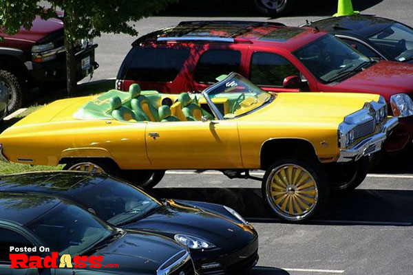 Keywords used: yellow car, parked in a parking lot.

Description with modified keywords: A vibrant car is stationed in a parking lot.
