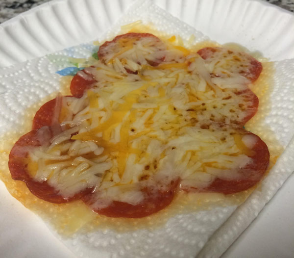 Pepperoni pizza, essential for college survival.