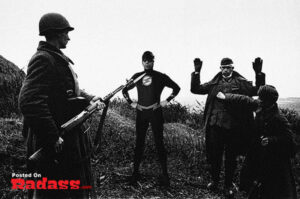 A group of men standing in a field, part of a collection showcasing Super Heroes Throughout History [12 PICS].