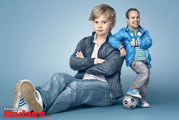 A boy showcases his skills with a soccer ball, capturing 33 delightful poses.