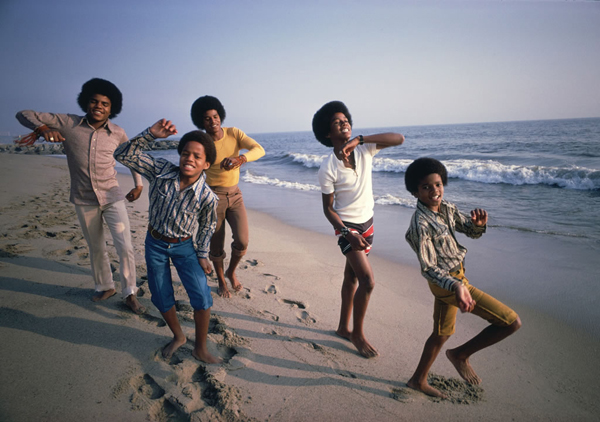 The Jacksons enjoy plenty of cool pics on the beach.