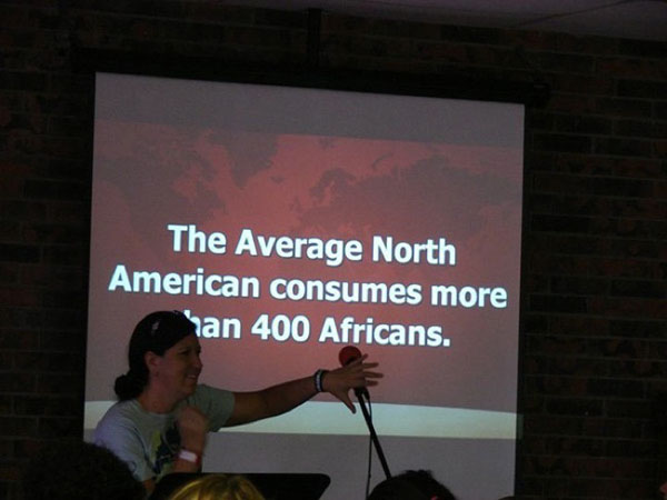 The average north american consumes more than 400 africans, highlighting the need for individuals to learn to proofread their work.