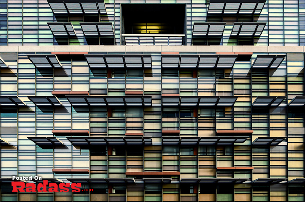 A beautiful HQ photograph showcasing architecture with an abundance of windows.