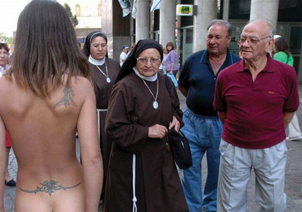 I Would Date You But... picture naked nuns in Rome.
