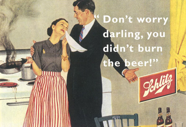 Don't worry darling you didn't burn the beer.
