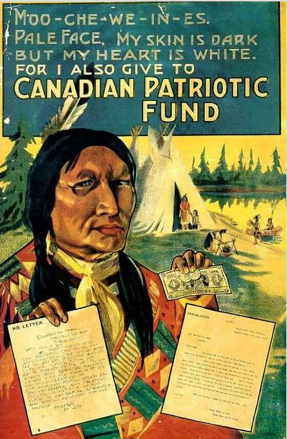 A poster for the canadian patriotic fund.