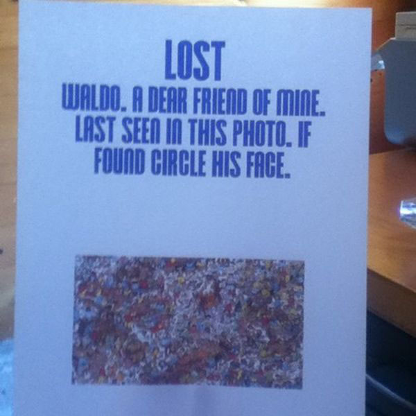 A card with a picture of a dear lost friend.