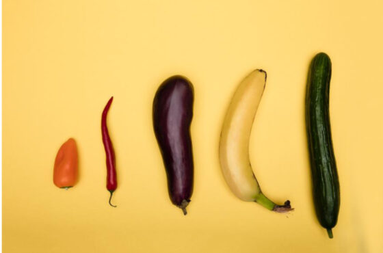 A group of vegetables on a background.