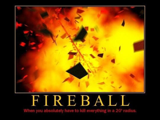 How Dungeons and Dragon Games Usually Go: Fireball - fireball.