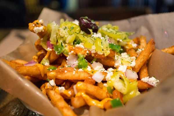 Warning: Food Porn Ahead - A loaded plate of fries.