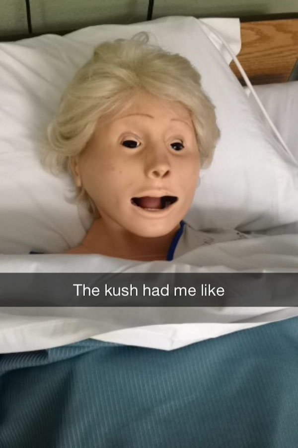 Funny Snapchats made me feel like a mannequin.