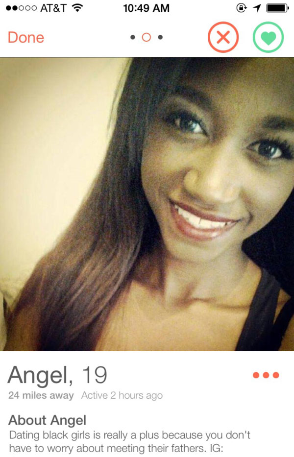 Our Top Tinder Finds: Woman Poses for Dating App Photo.
