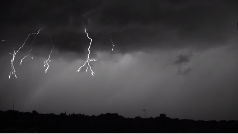 Watching lightning at 7000 frames per second captures its humbling beauty in a black and white photo.