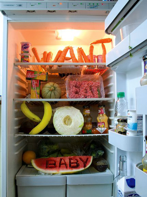 A fridge showcasing your personality based on its contents.