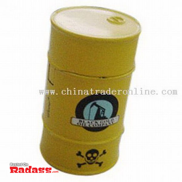 If you're going to light up, make sure you do it in style with a yellow barrel featuring a skull and crossbones.