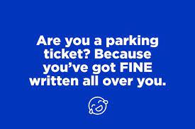 Parking Ticket, Fine, Pick-Up Lines