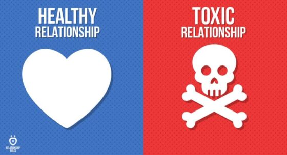 Challenging relationships compared to toxic relationships.