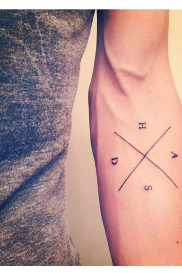 Cross, tattoo