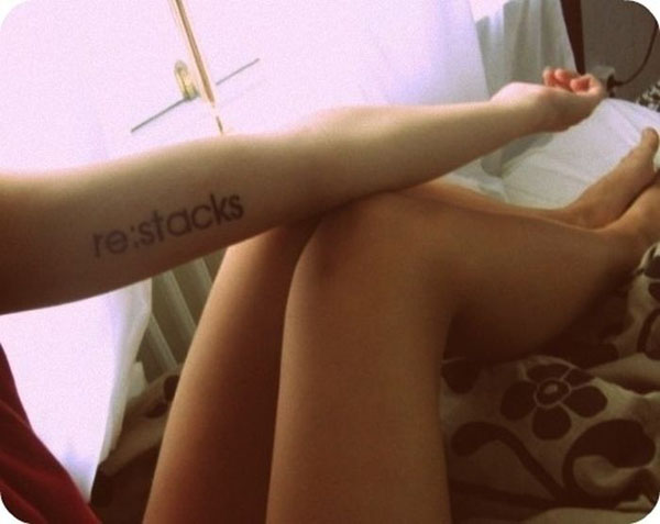 tattoo, bed