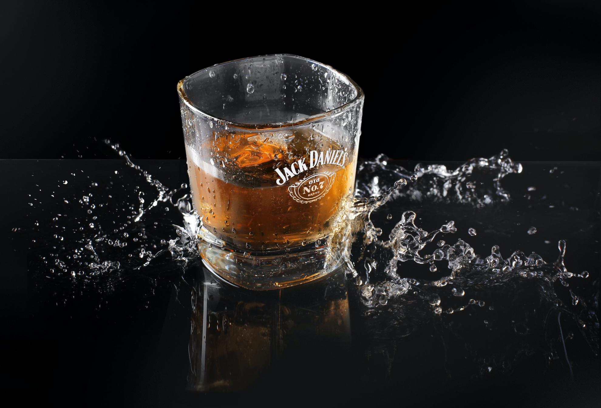 Jack Daniel-printed Drinking Glass