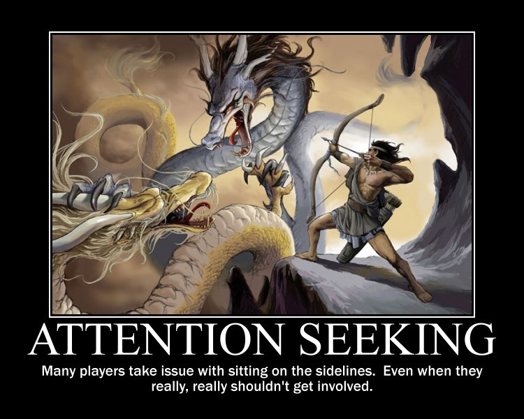 An image of a attention seeking dragon.