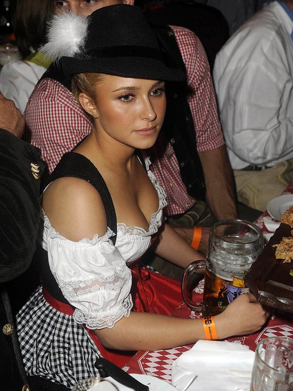 Hottest Oktoberfest Girls dressed in Dirndl Oktoberfest costumes. (88)