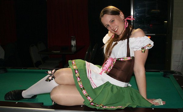 Hottest Oktober fest Girls dressed in Dirndl Oktoberfest costumes. (18)
