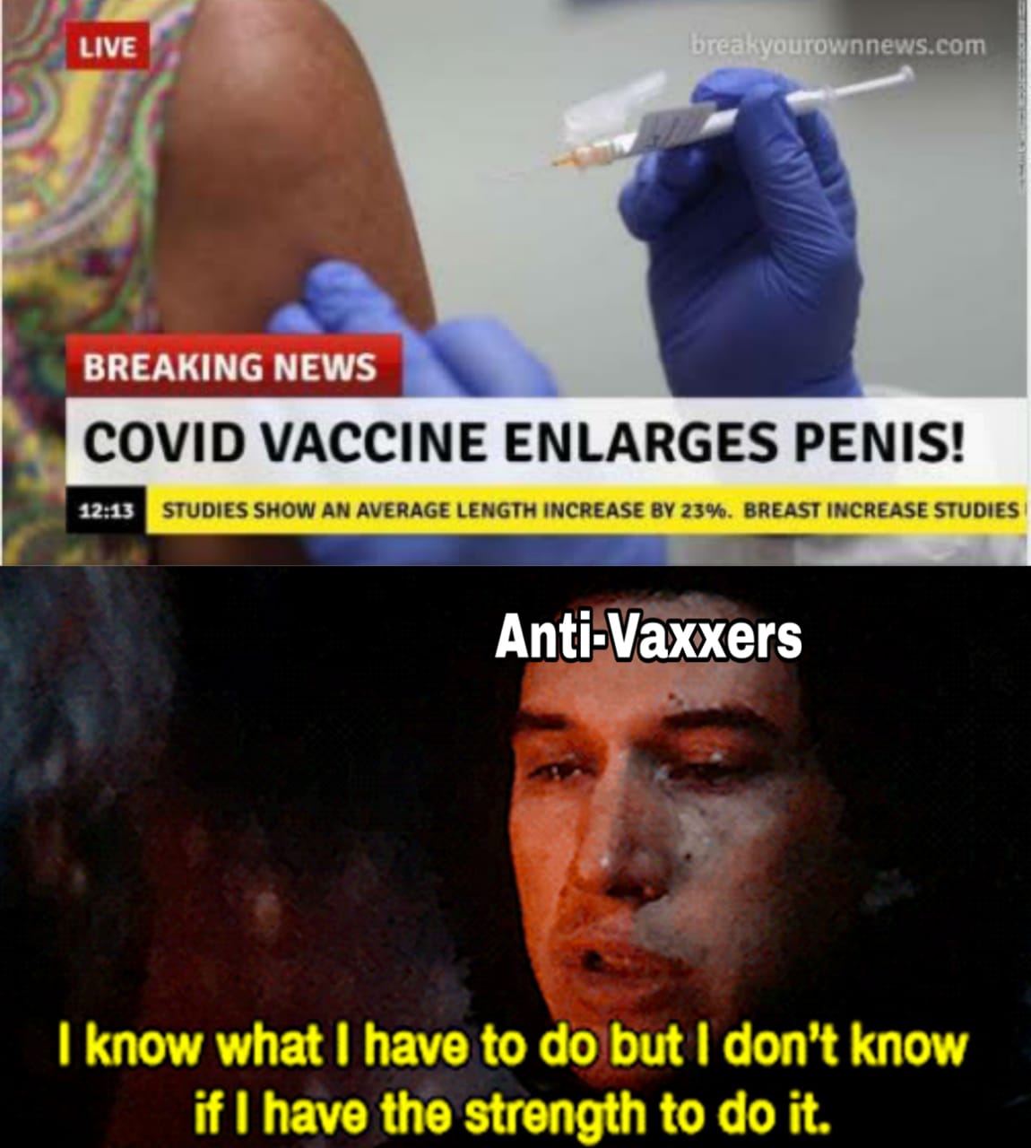 Are you suffering from Schlong Shrinkage due to COVID? The Covid vaccine could help enlarge your penis and restore your confidence.