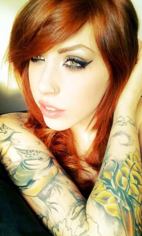 Hot redhead girls with tattoos. (22)
