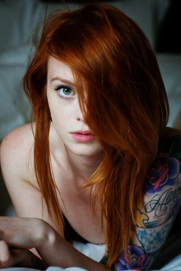Hot Redheads With Tattoos. (5)