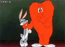Orange Monster From Bugs Bunny GIFs | Tenor