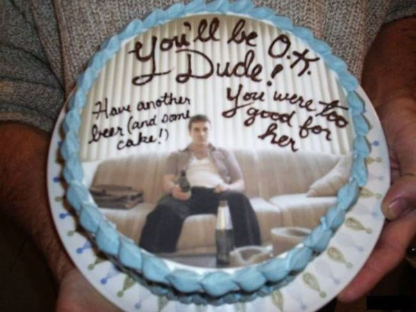 Hilarious Divorce Cake that is better than the wedding cake. (12)
