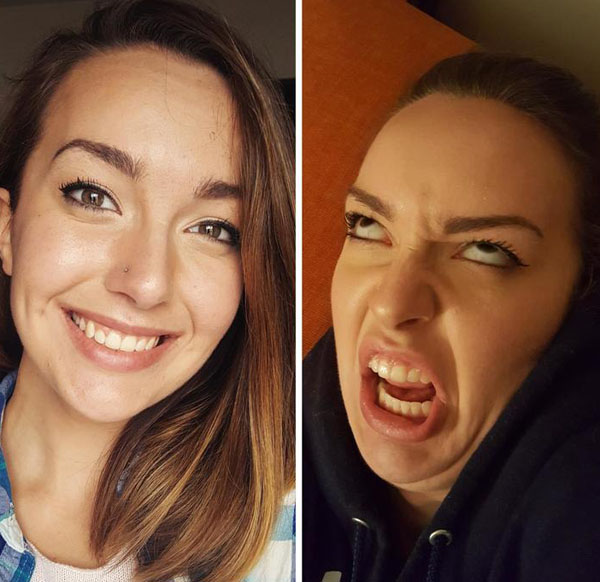 Pretty girls with ugly faces. (25)