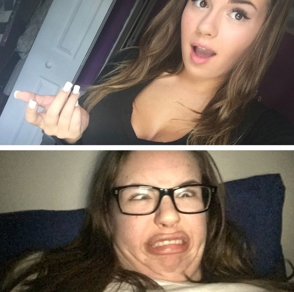 Pretty girls with ugly faces. (23)