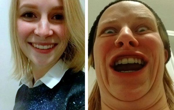 Pretty girls with ugly faces. (16)