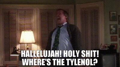YARN | Hallelujah! Holy shit! Where's the Tylenol? | National Lampoon's  Christmas Vacation (1989) | Video gifs by quotes | d20ffd08 | 紗