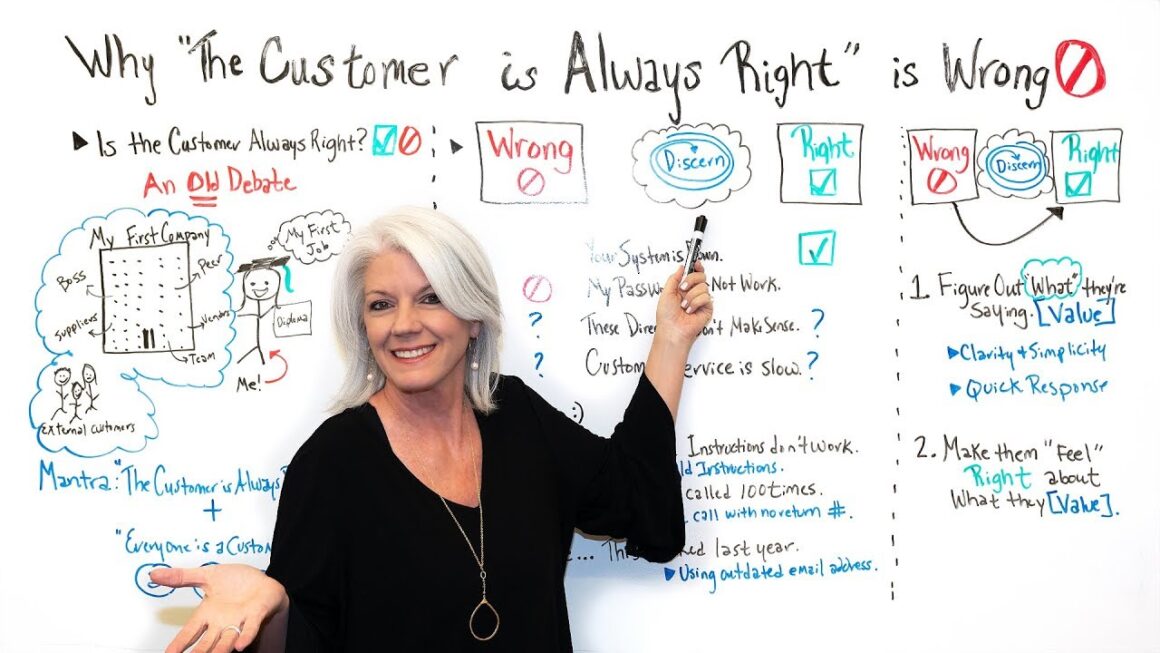 The customer is NOT always right.