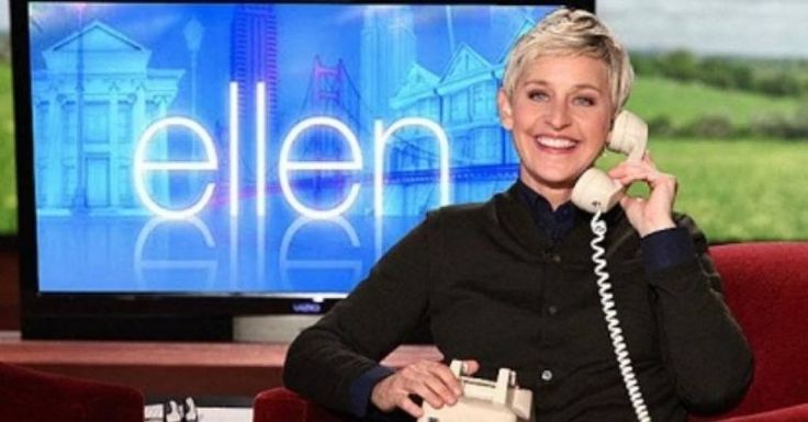 Ellen degeneres on the ellen show.